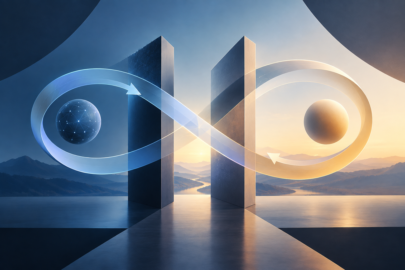 Keep the Future Open: A Reversible Attention Protocol — abstract featured illustration