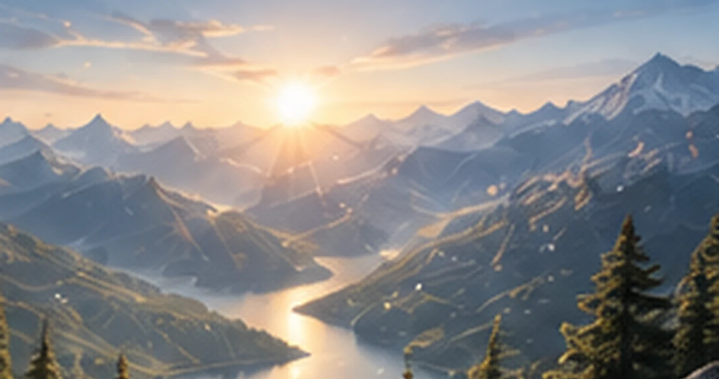 Mountain landscape at sunrise representing continuity across a long-running AI agent history