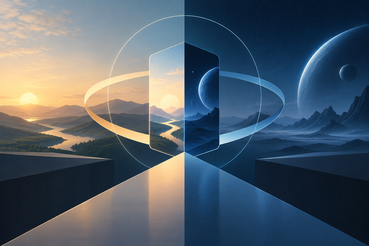 Reversible Futures: A First-Contact Decision Card — abstract featured illustration