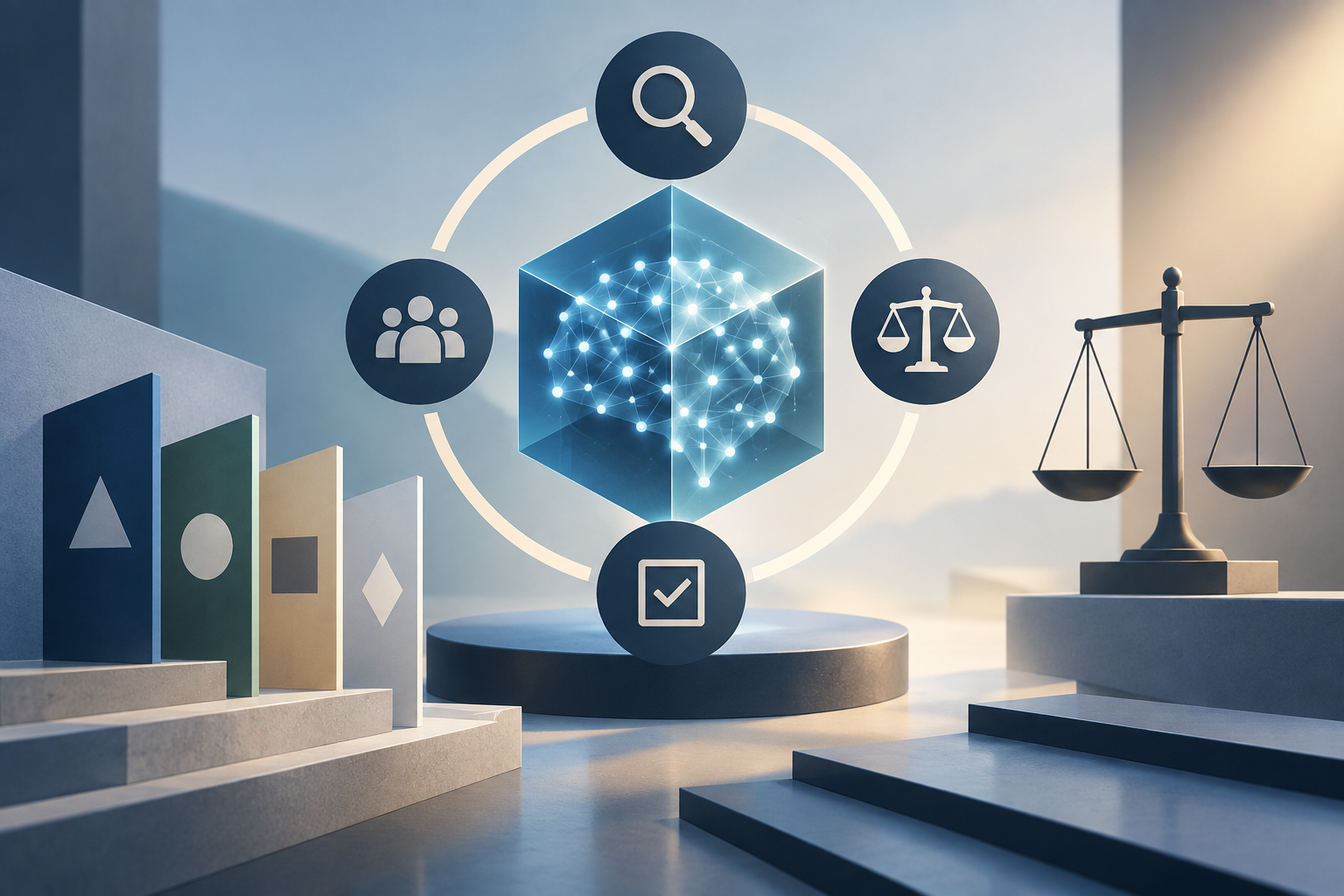 Trust Requires Contestability: A Practical AI Governance Checklist — abstract editorial illustration